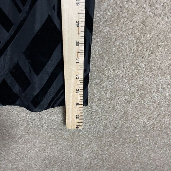 White House Black Market Dress Womens Small Pullover Velvet Stretch Chevron Knit - Picture 5 of 10